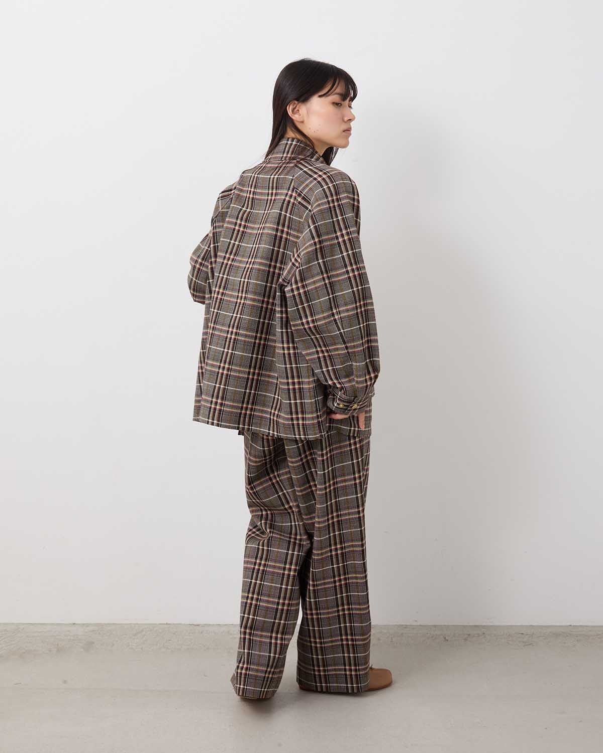 TRADITINAL PLAID PANTS