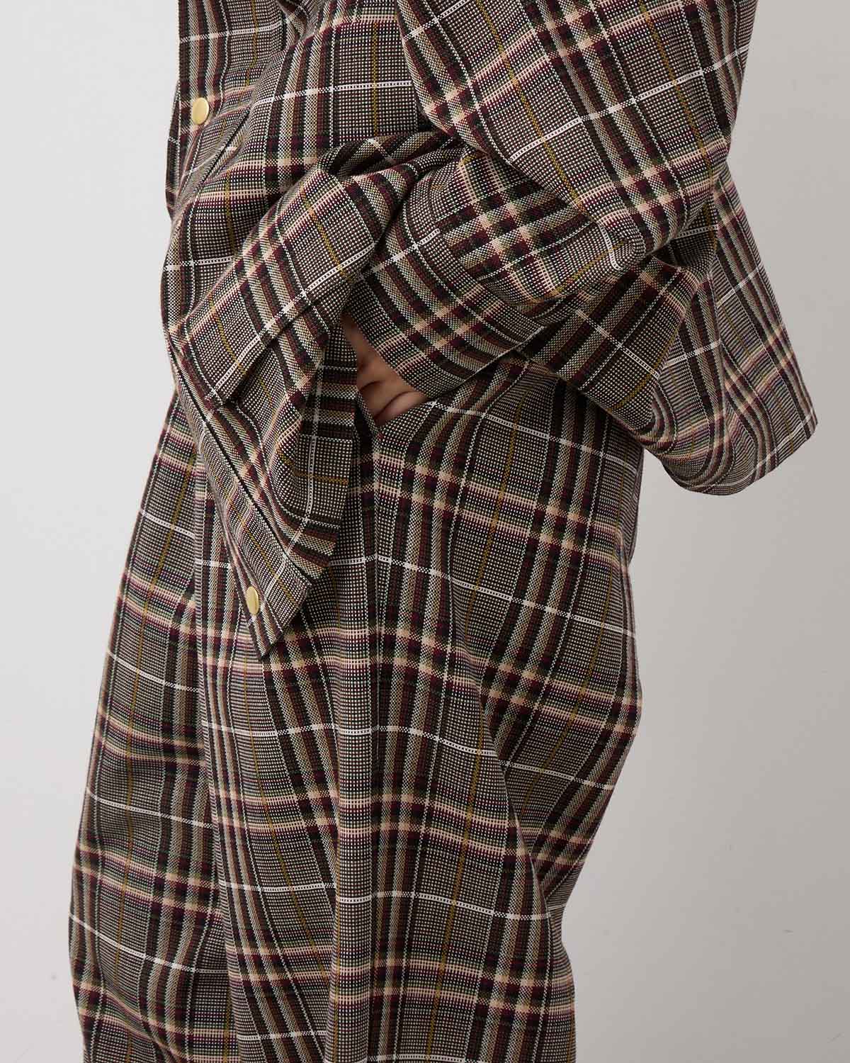 TRADITINAL PLAID PANTS