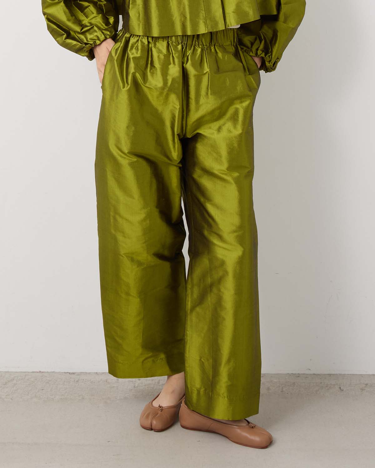 SILK DUPION PANTS