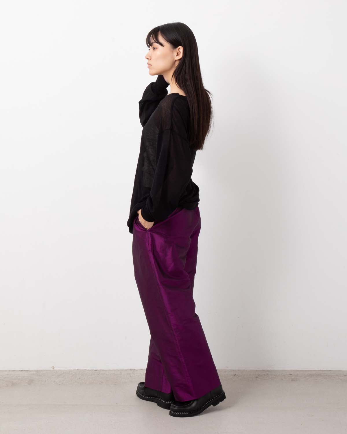 SILK DUPION PANTS