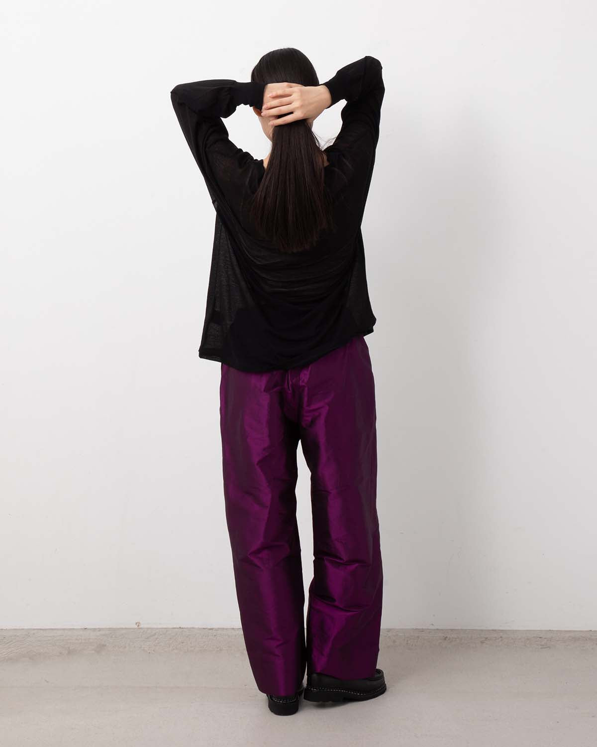 SILK DUPION PANTS