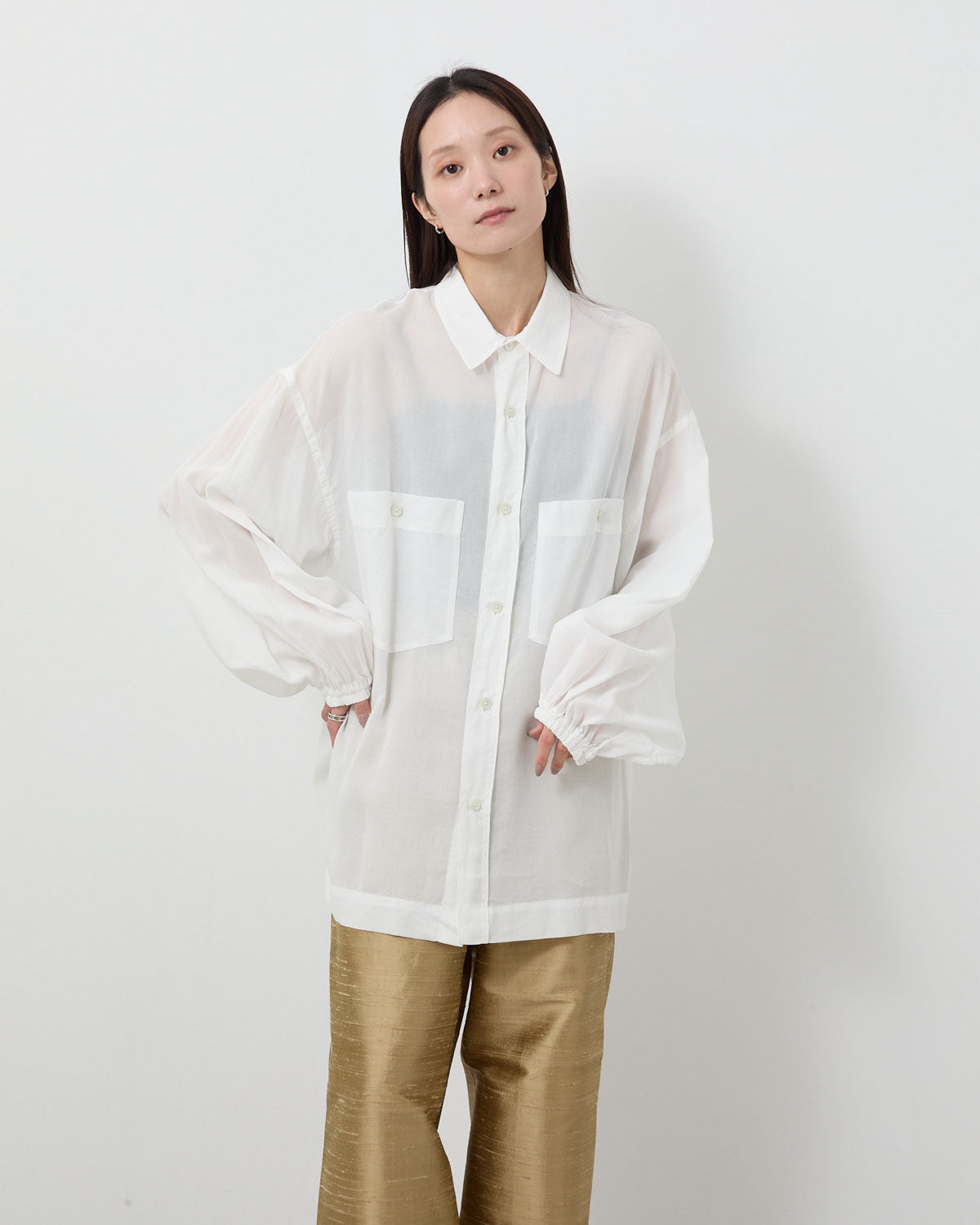 COTTON GEORGETTE OVER SHIRTS