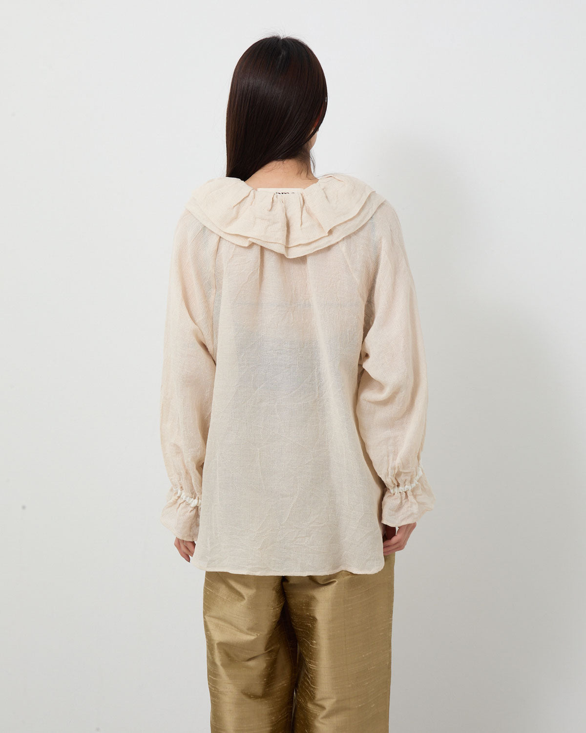 C/L MESH DOUBLE COLLAR BL