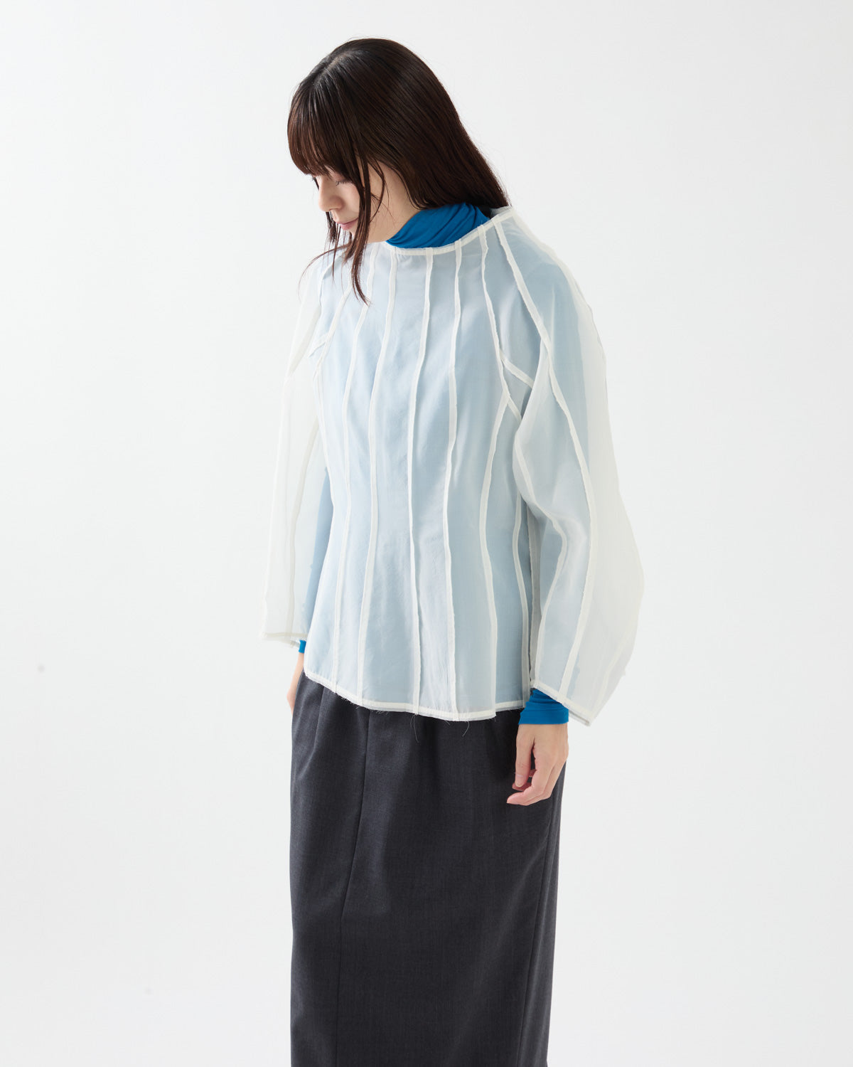 SILK ORGANDY BL