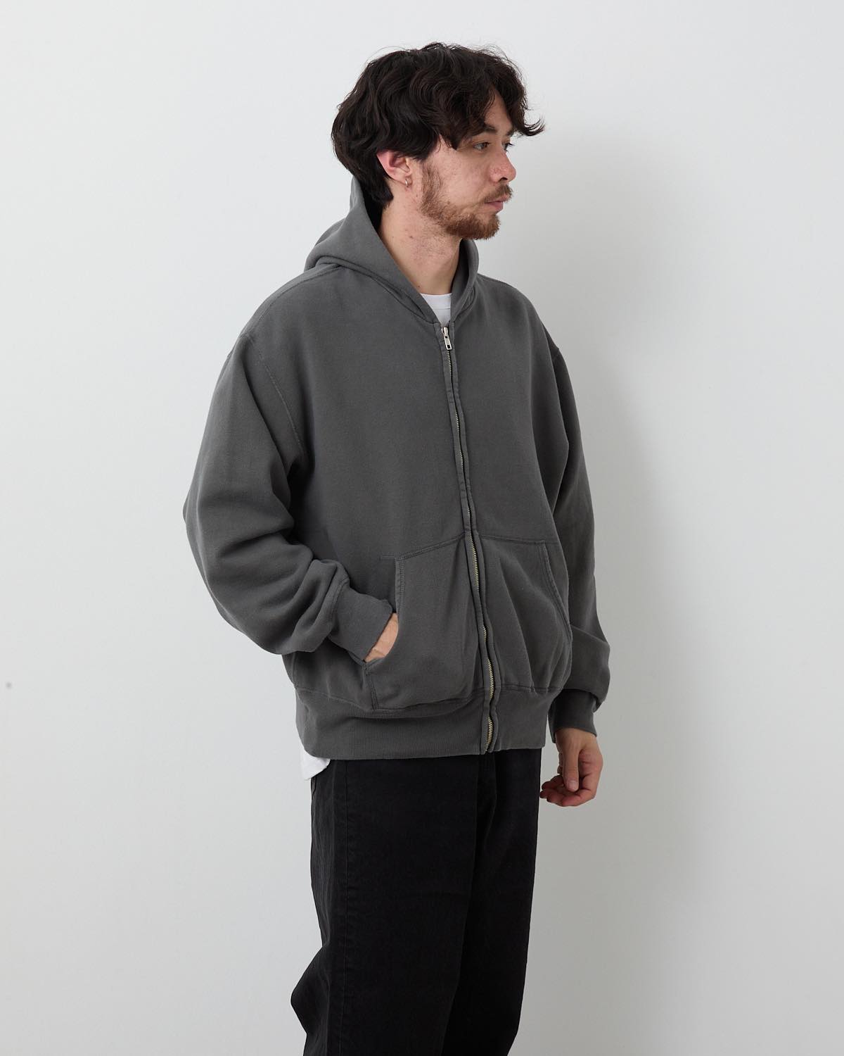 トップス Hoodie Pullover for COVERCHORD UNLIKELY RAGLAN ZIP HOODIE – COVERCHORD