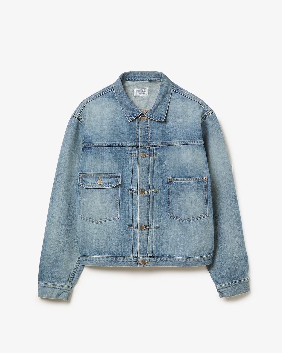 UNLIKELY TIME TRAVEL TRUCKER JACKET 1977WASH