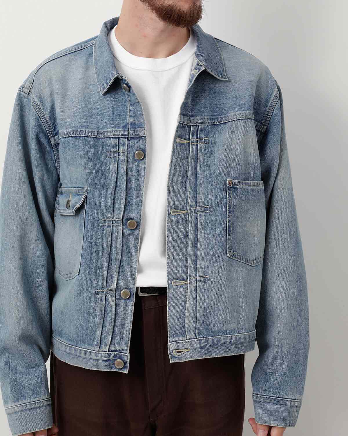 UNLIKELY TIME TRAVEL TRUCKER JACKET 1977WASH