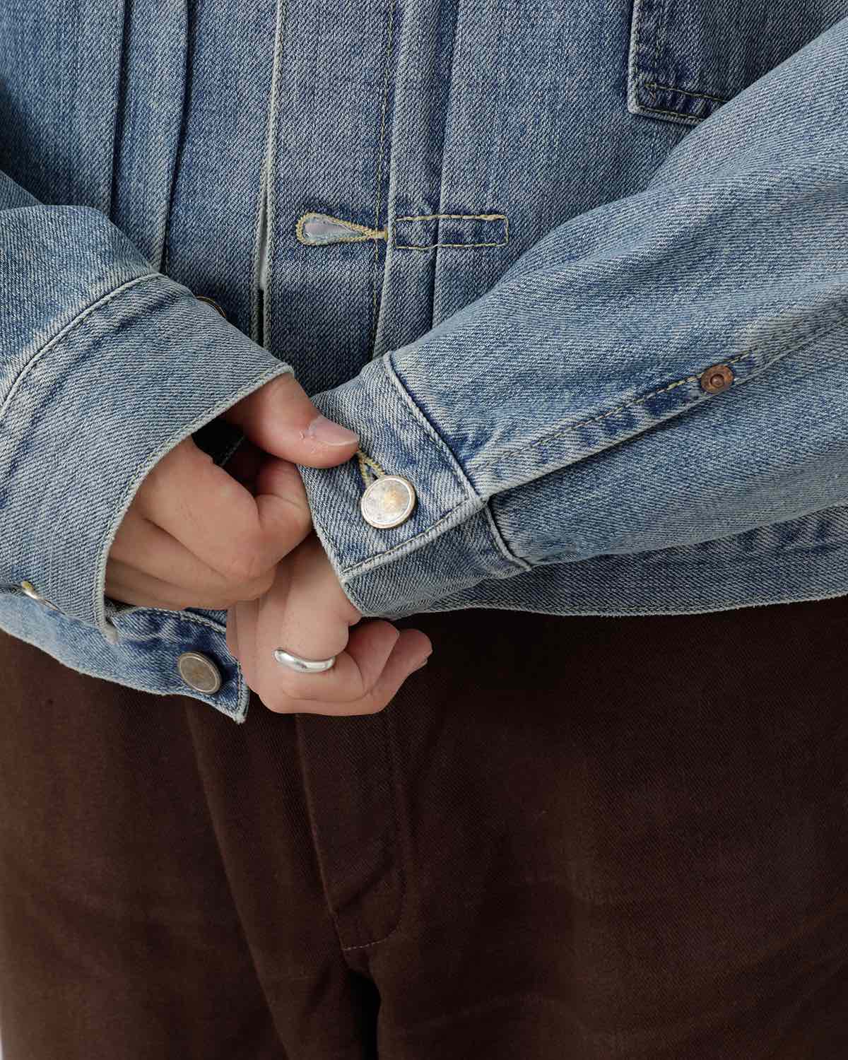 UNLIKELY TIME TRAVEL TRUCKER JACKET 1977WASH