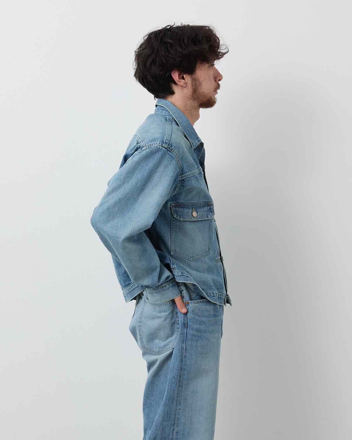 UNLIKELY TIME TRAVEL TRUCKER JACKET 1977 WASH