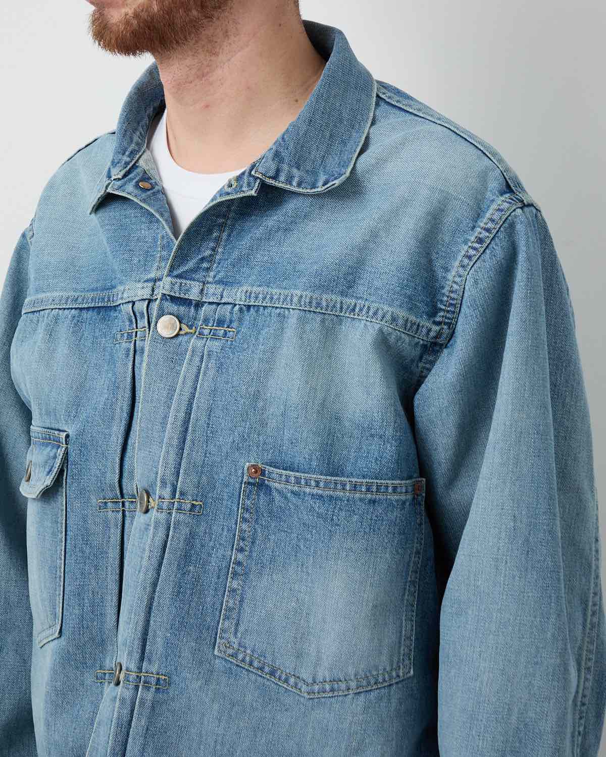 UNLIKELY TIME TRAVEL TRUCKER JACKET 1977 WASH