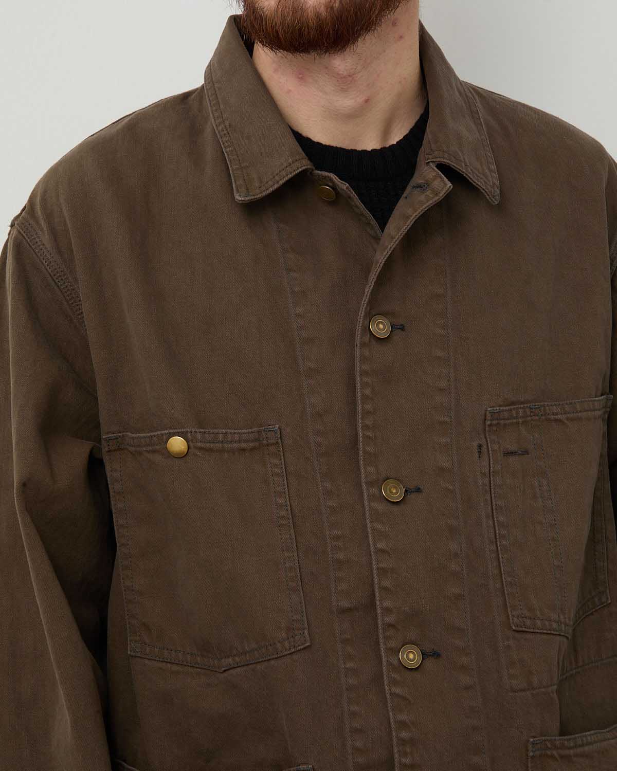 UNLIKELY CHORE JACKET COLOR DENIM