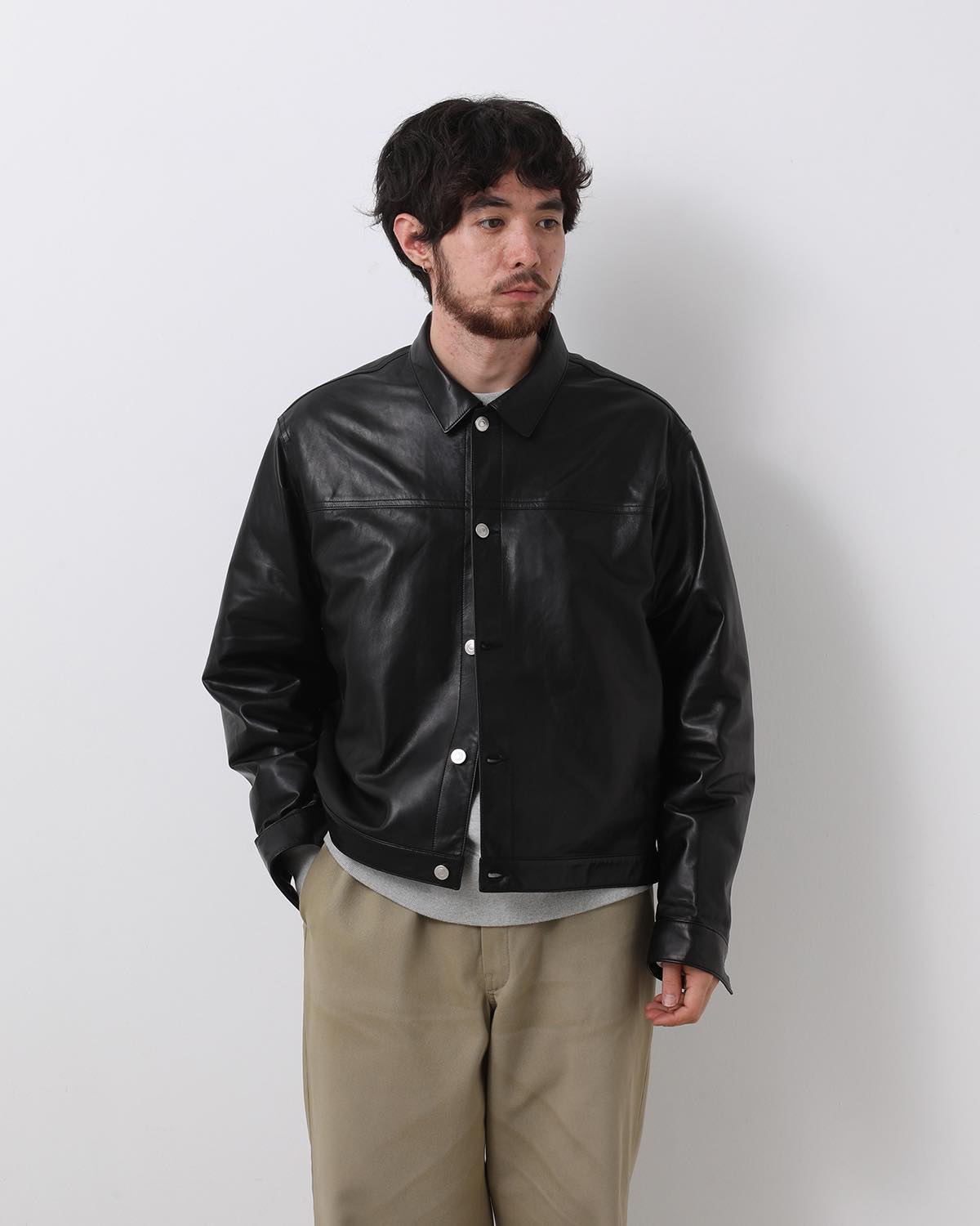 UNLIKELY ZERO LEATHER TRUCKER JKT