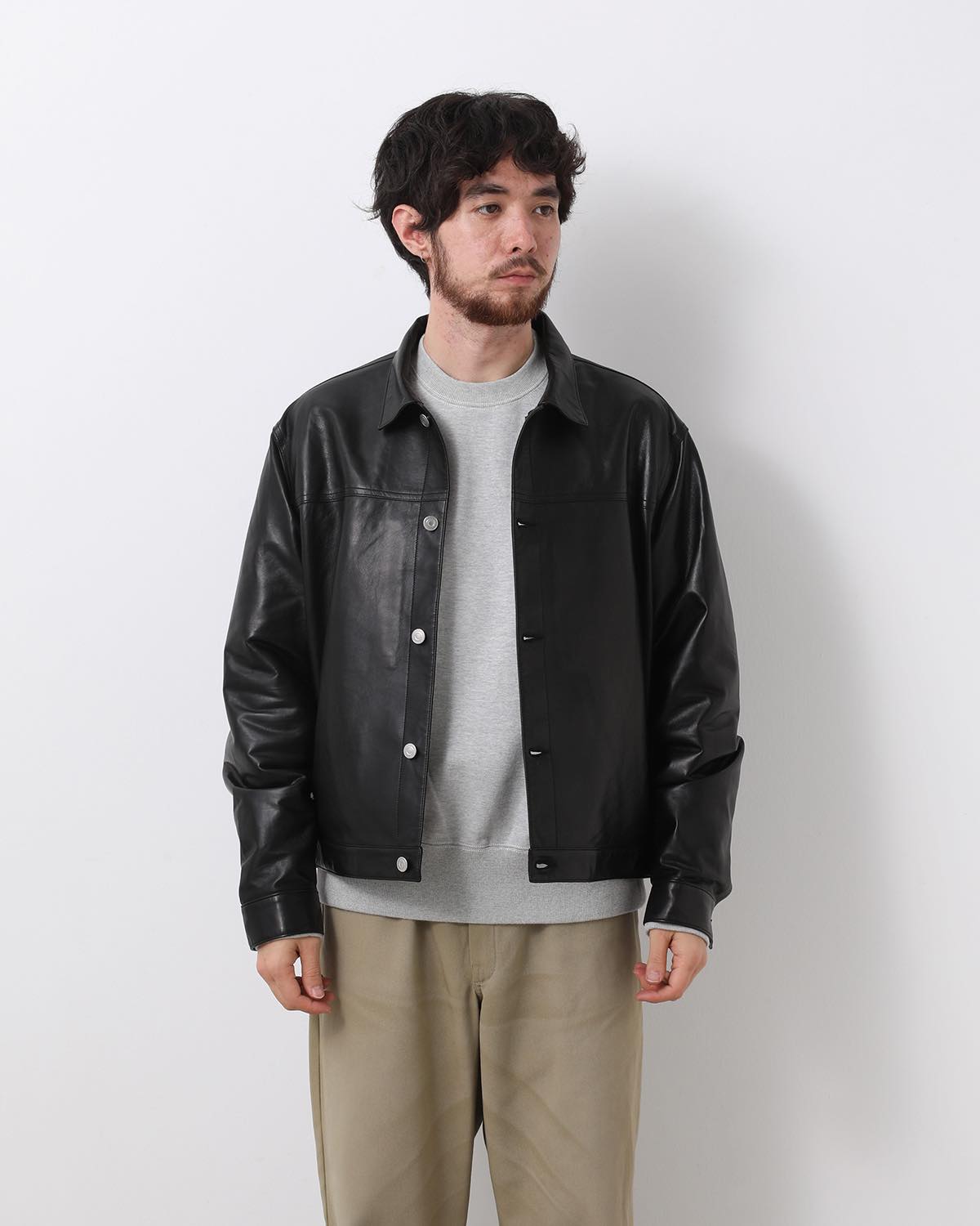 UNLIKELY ZERO LEATHER TRUCKER JKT