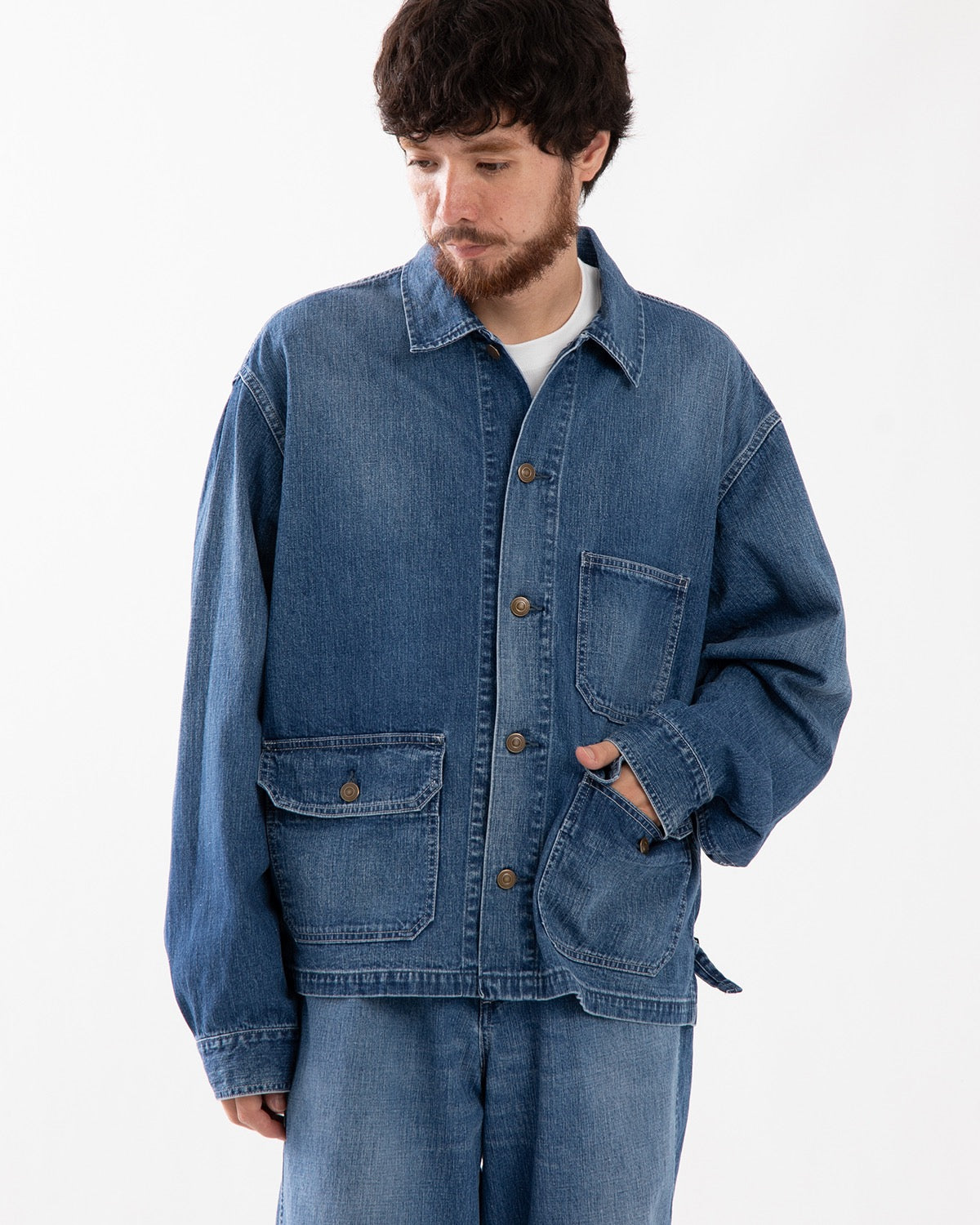 UNLIKELY SHORT WORK JACKET DENIM