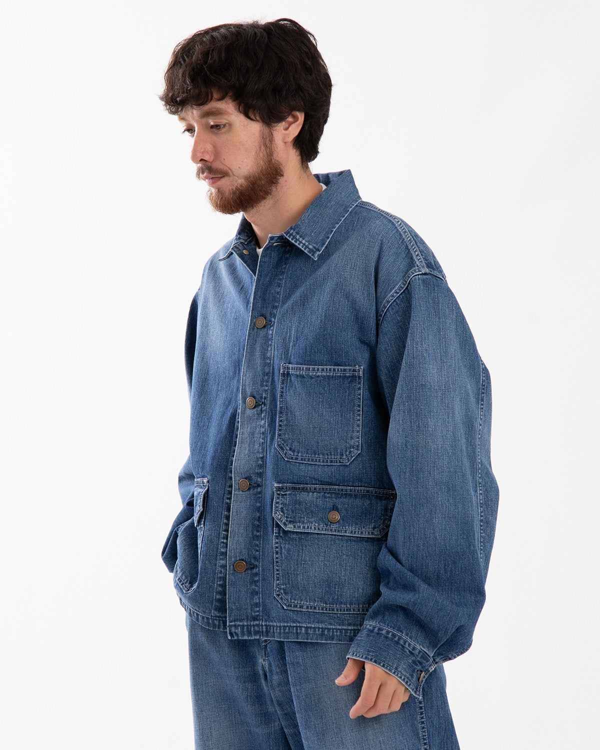UNLIKELY SHORT WORK JACKET DENIM