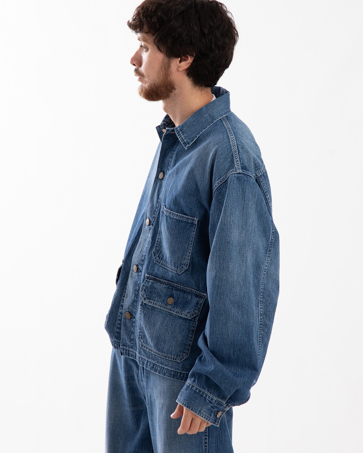 UNLIKELY SHORT WORK JACKET DENIM