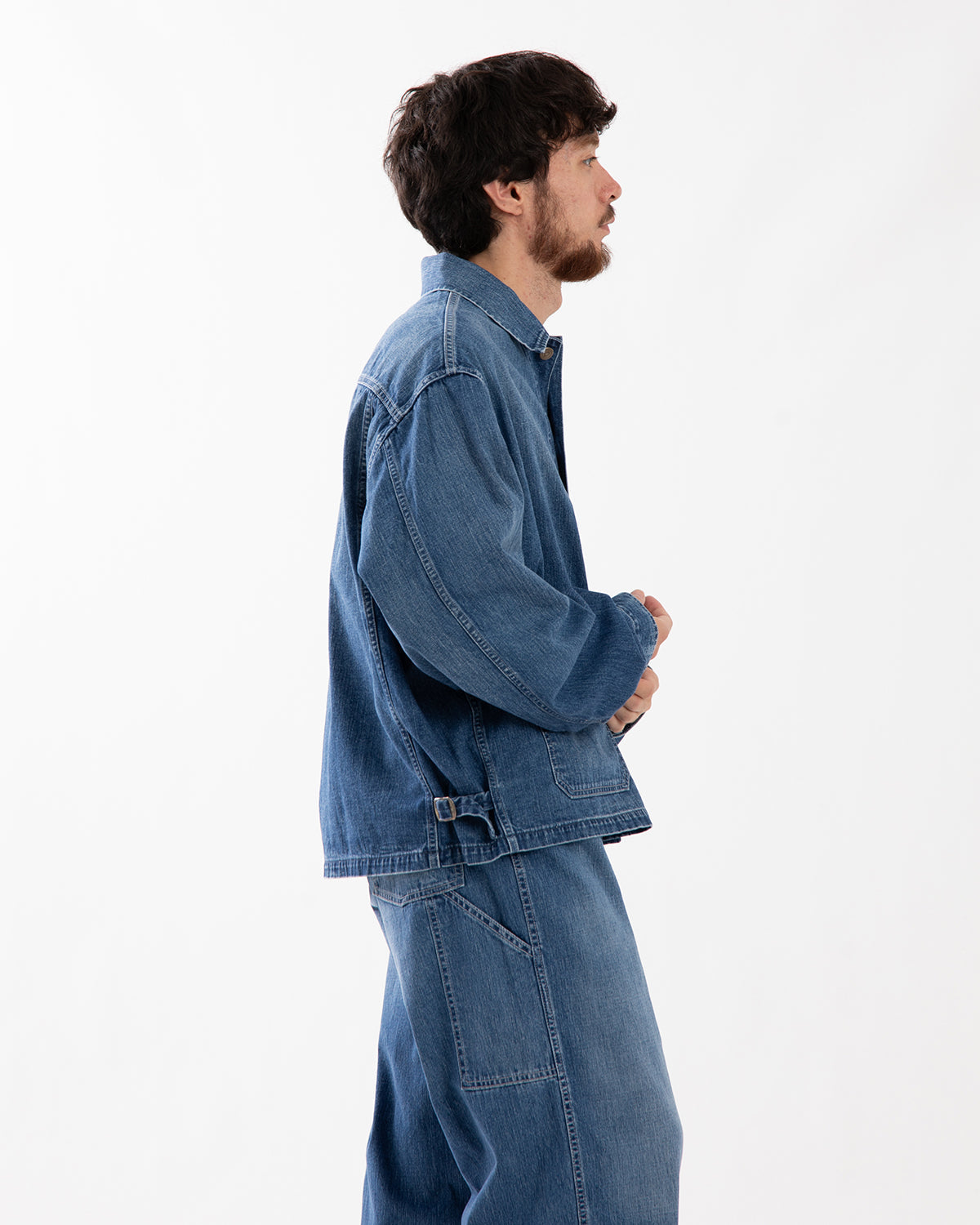 UNLIKELY SHORT WORK JACKET DENIM