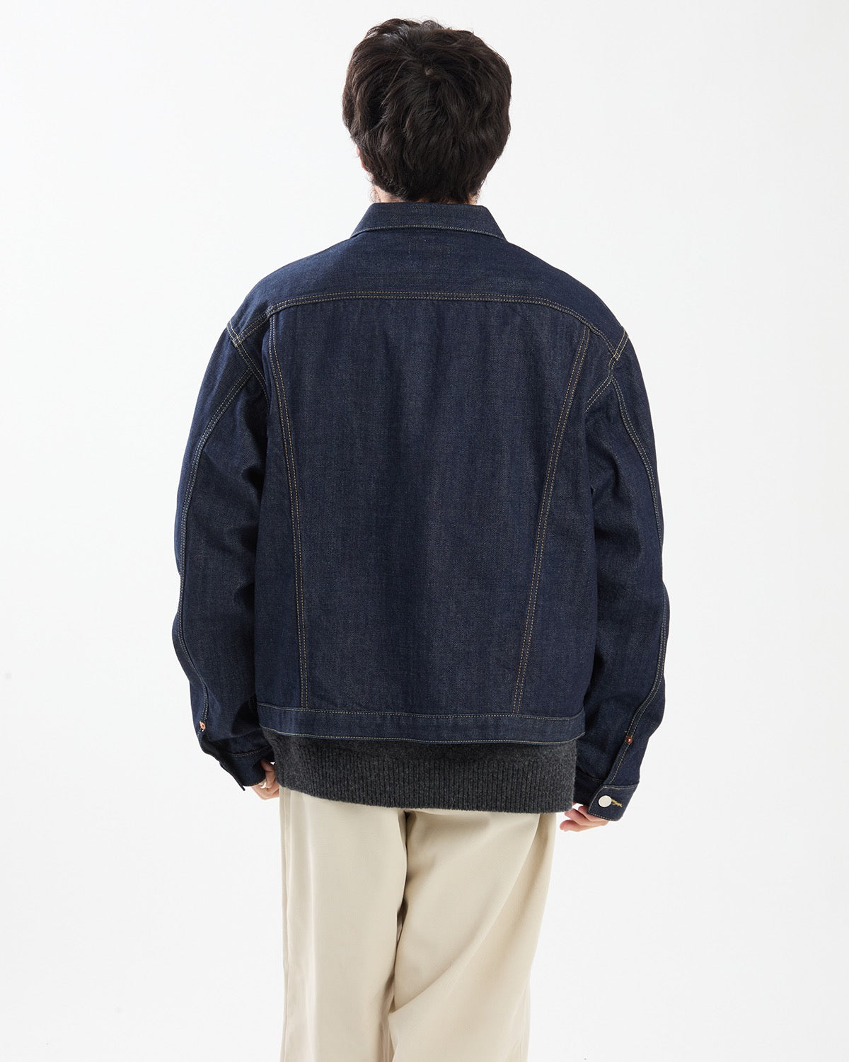 UNLIKELY TIME TRAVEL TRUCKER JACKET AGED DENIM