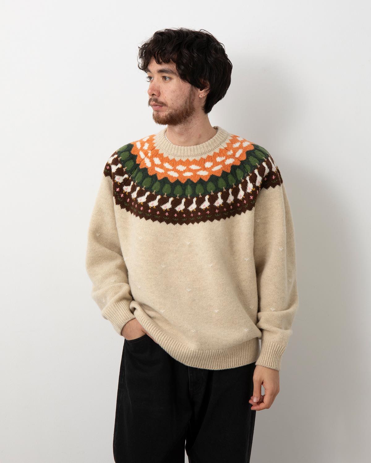 UNLIKELY FAIR ISLE “DUCK” for COVERCHORD