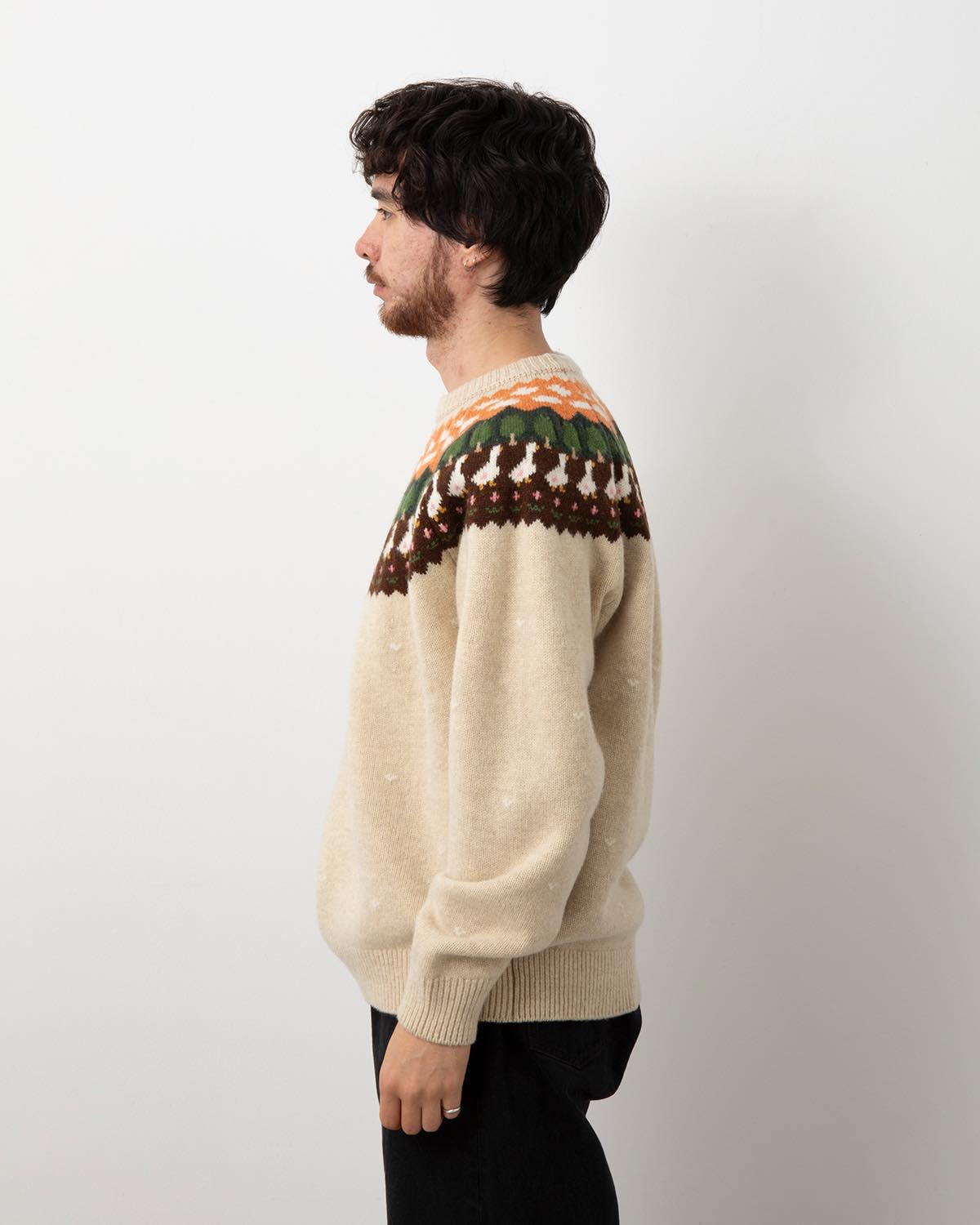 UNLIKELY FAIR ISLE “DUCK” for COVERCHORD