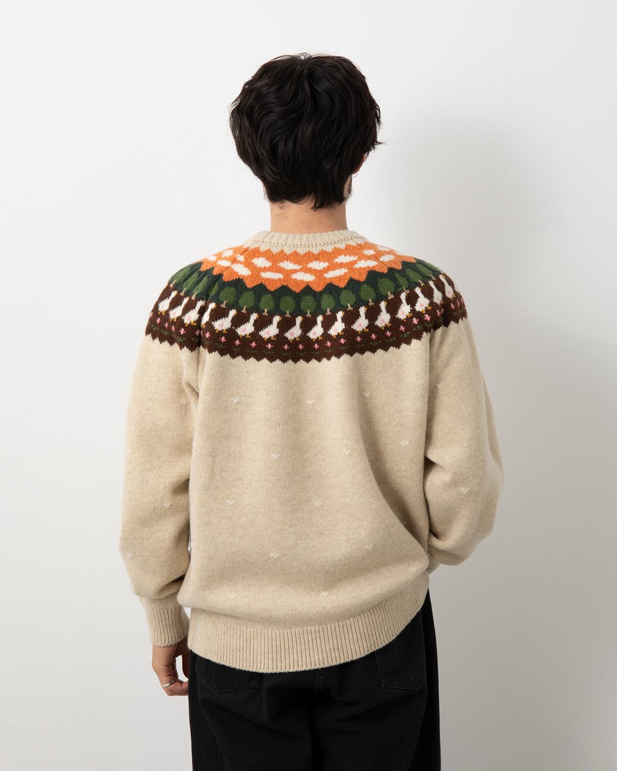 UNLIKELY FAIR ISLE “DUCK” for COVERCHORD