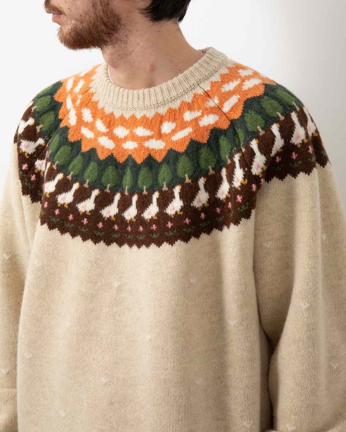 UNLIKELY FAIR ISLE “DUCK” for COVERCHORD