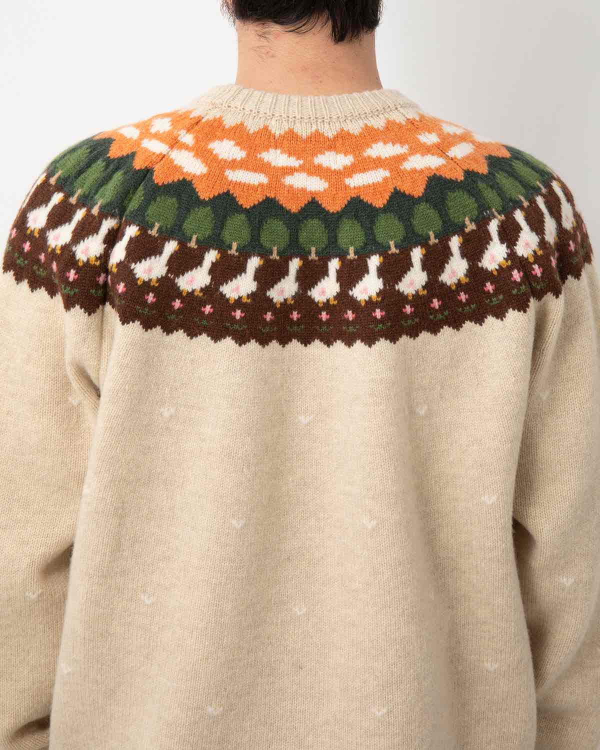UNLIKELY FAIR ISLE “DUCK” for COVERCHORD