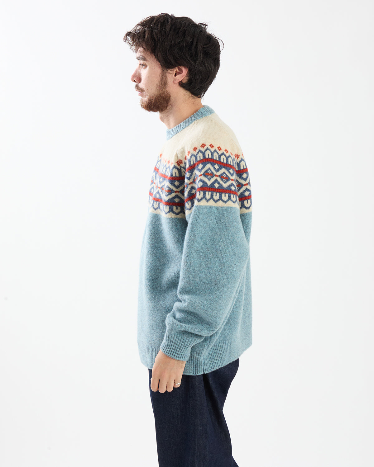 UNLIKELY FAIR ISLE "SNOW FLAKE"