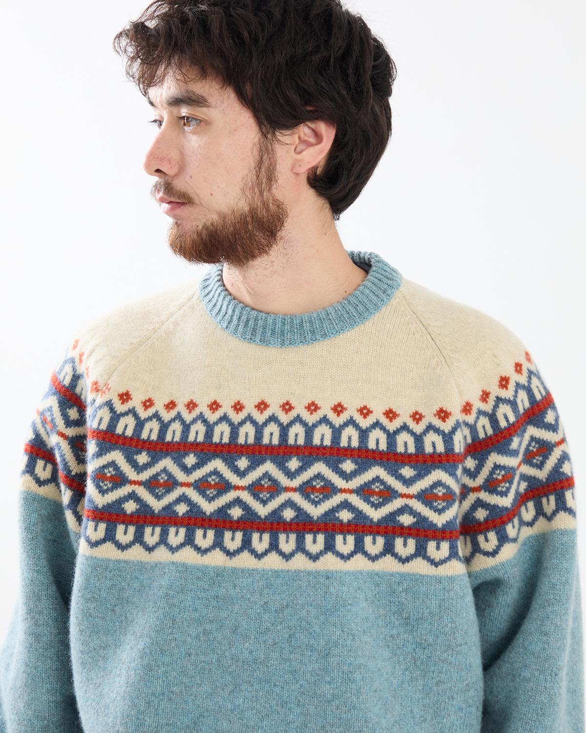 UNLIKELY FAIR ISLE "SNOW FLAKE"