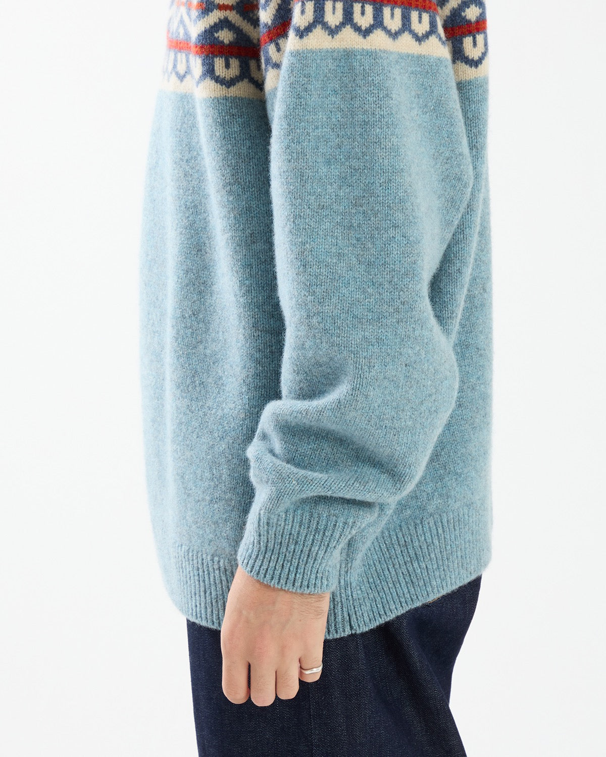 UNLIKELY FAIR ISLE "SNOW FLAKE"