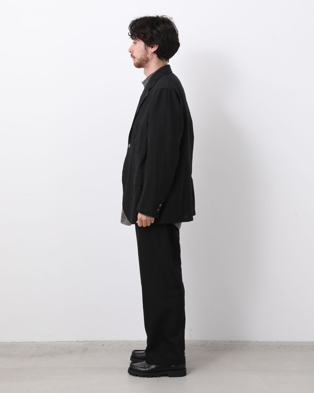 UNLIKELY PLANE FRONT TROUSERS WOOL/NYLON