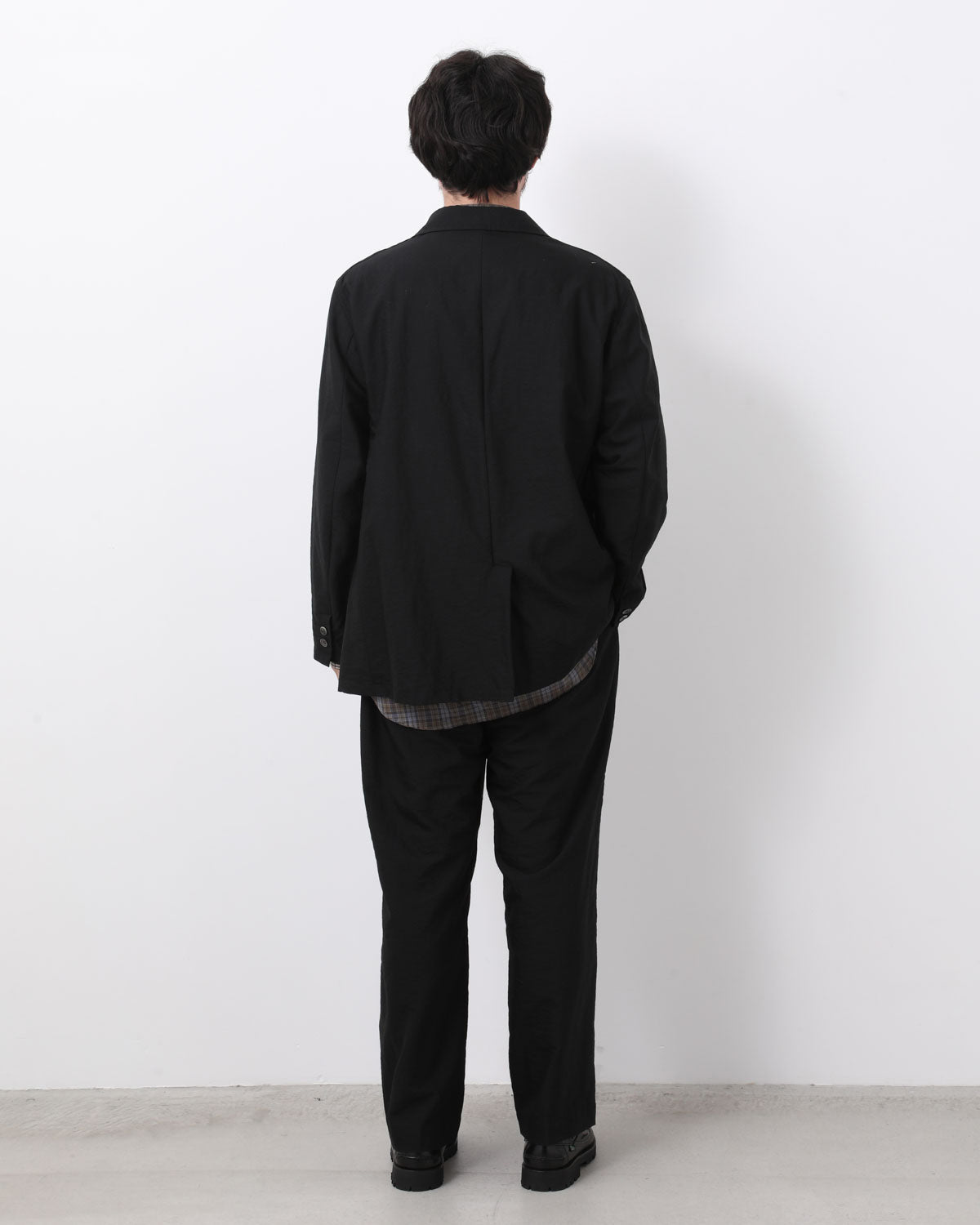 UNLIKELY PLANE FRONT TROUSERS WOOL/NYLON