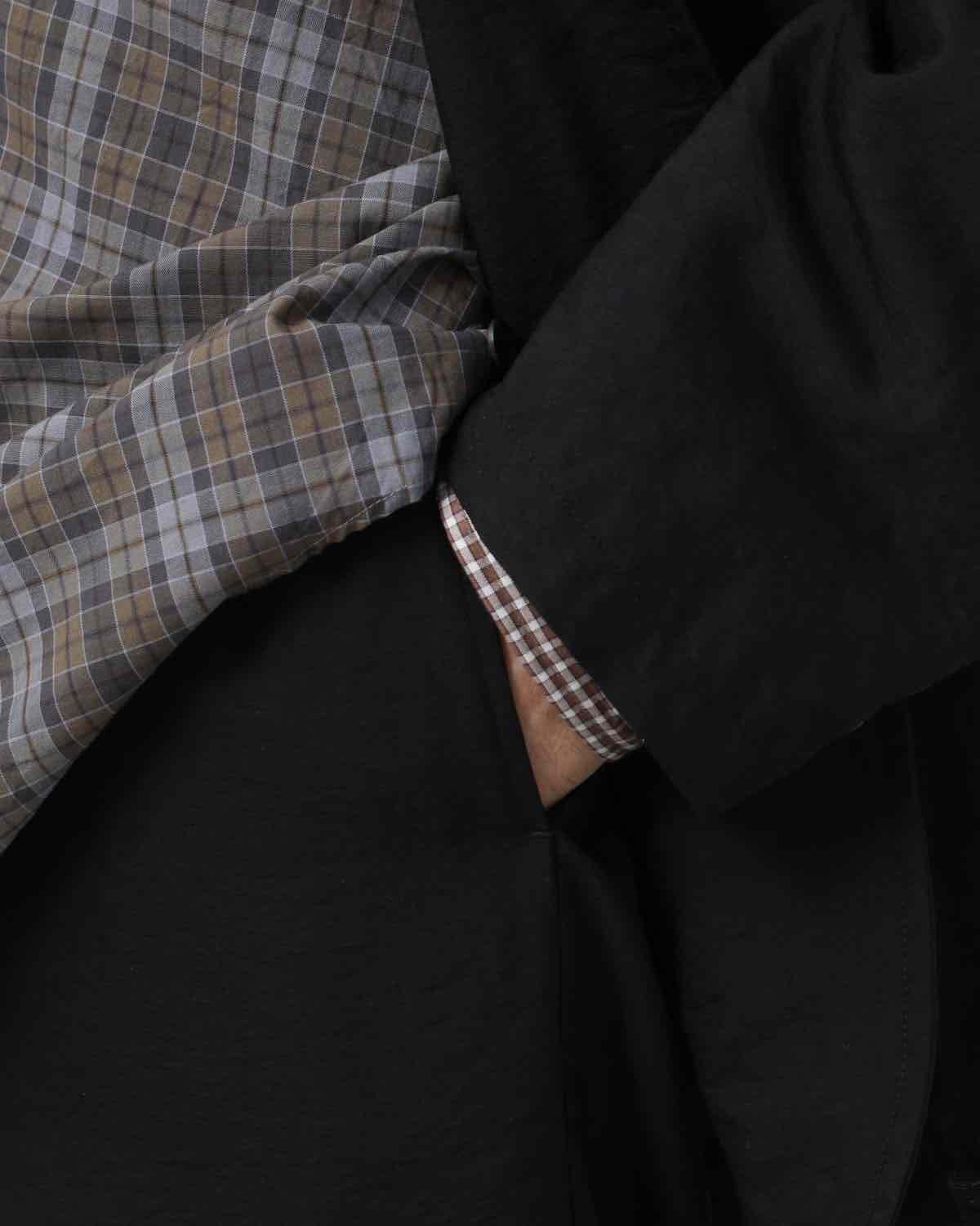 UNLIKELY PLANE FRONT TROUSERS WOOL/NYLON