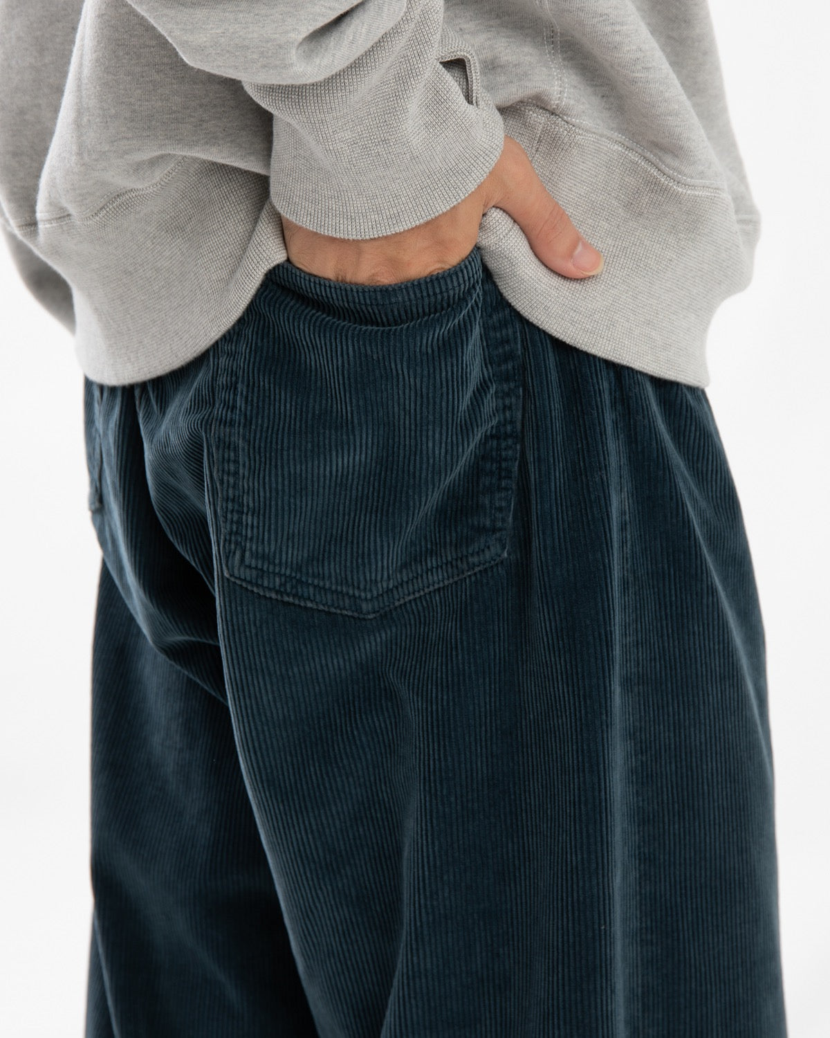 UNLIKELY TIME TRAVEL JEAN WIDE CORDUROY