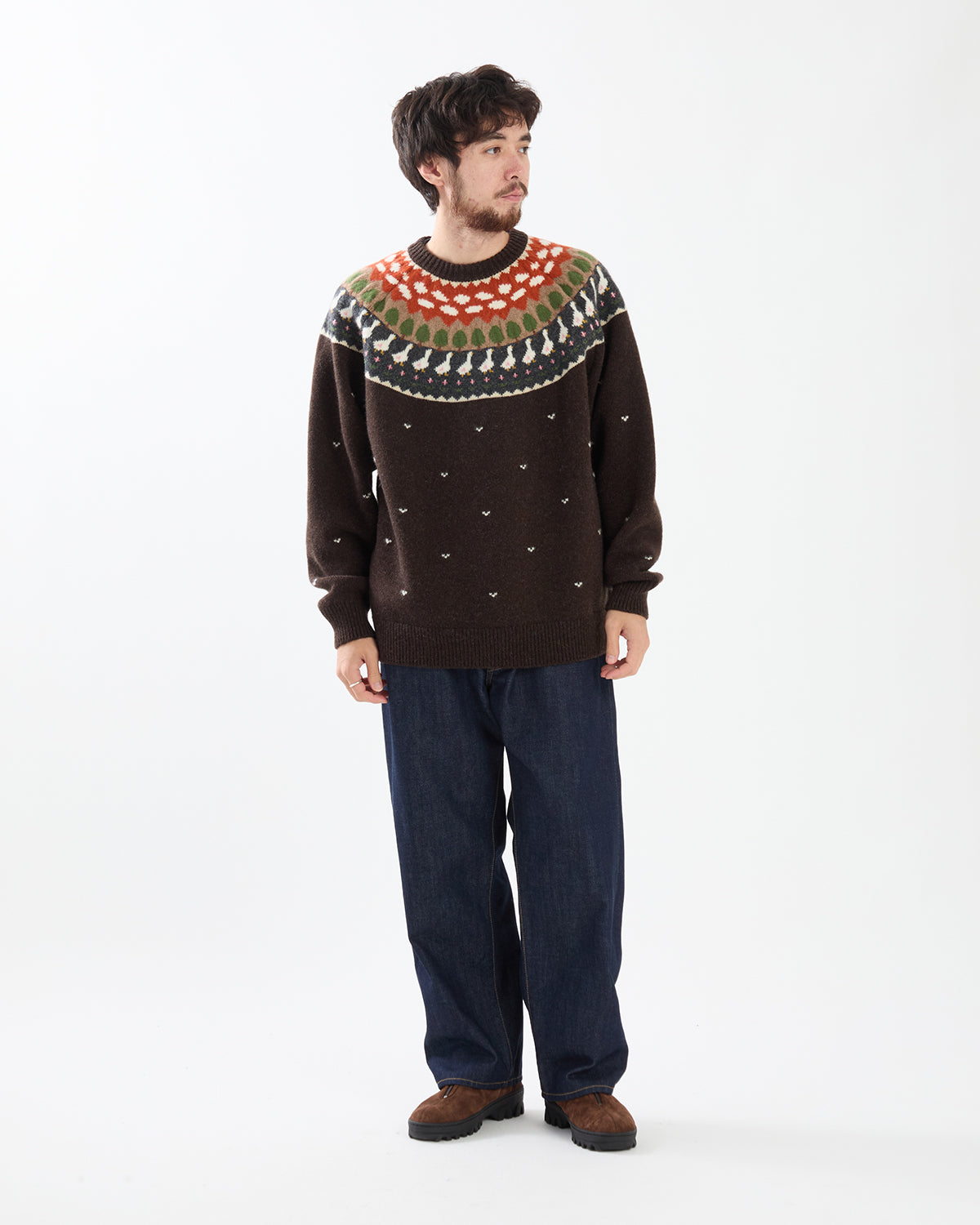 UNLIKELY TIME TRAVEL JEAN WIDE ONEA AGED DENIM