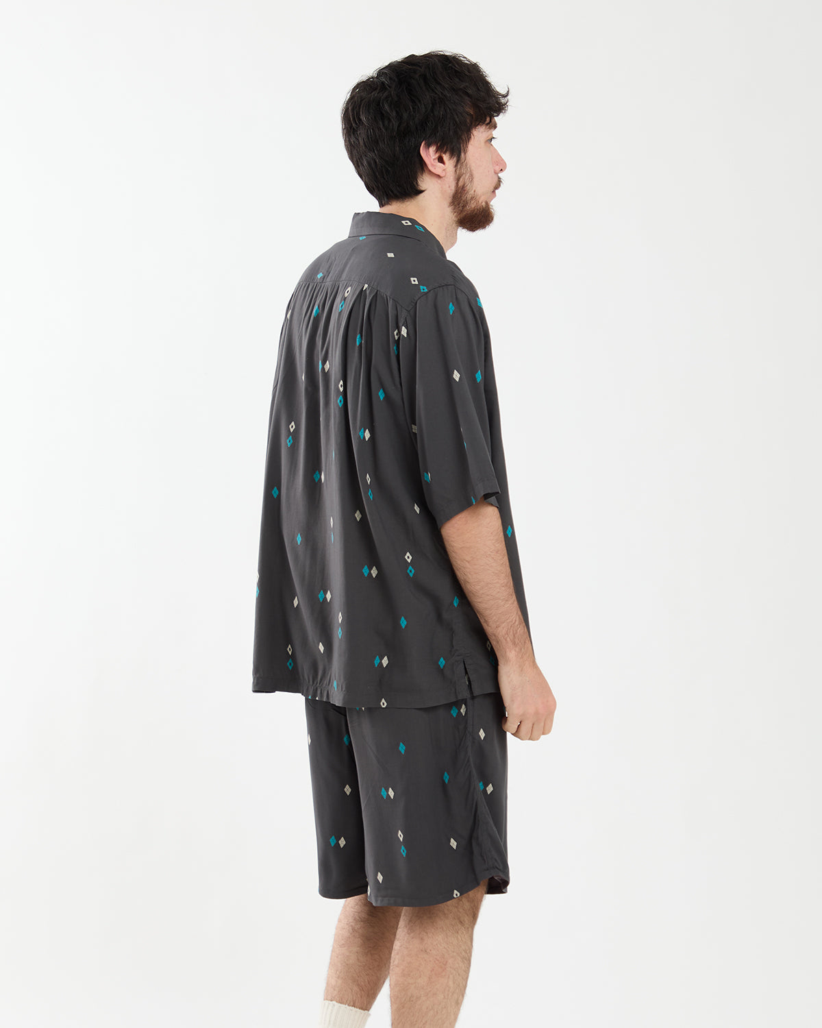 UNLIKELY RAYON SHIRTS S/S ARGYLE
