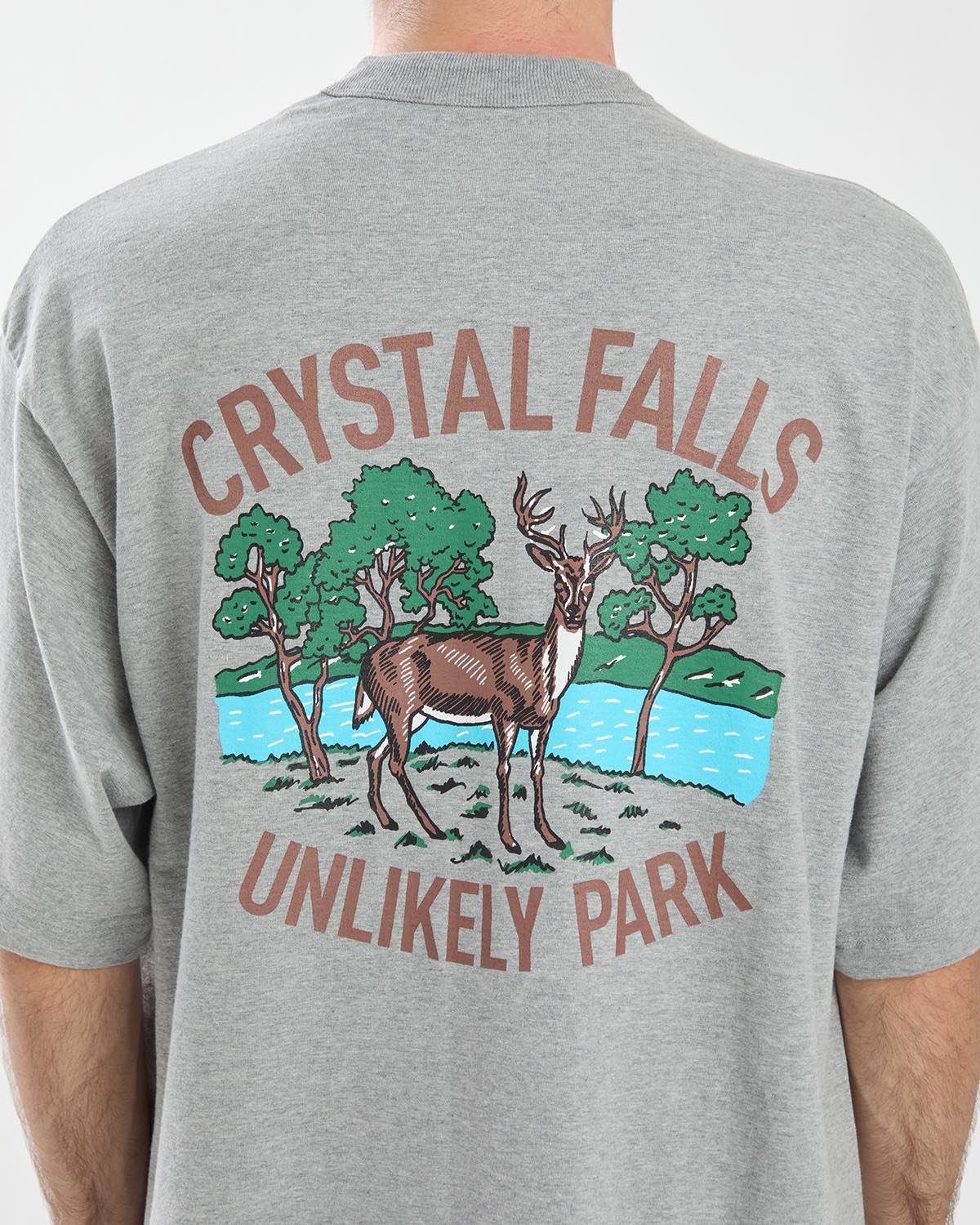 UNLIKELY AUTHENTIC GRAPHIC TEE "CRYSTAL FALLS"