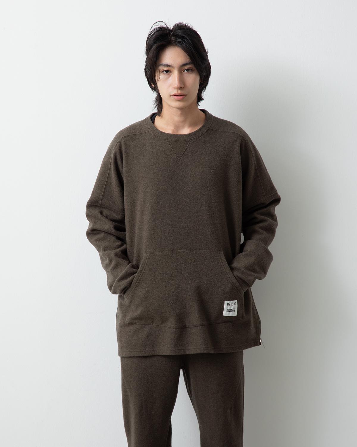 MONK CREW LONG PULLOVER W/N PILE