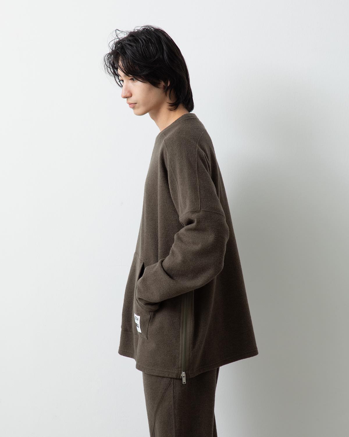 MONK CREW LONG PULLOVER W/N PILE