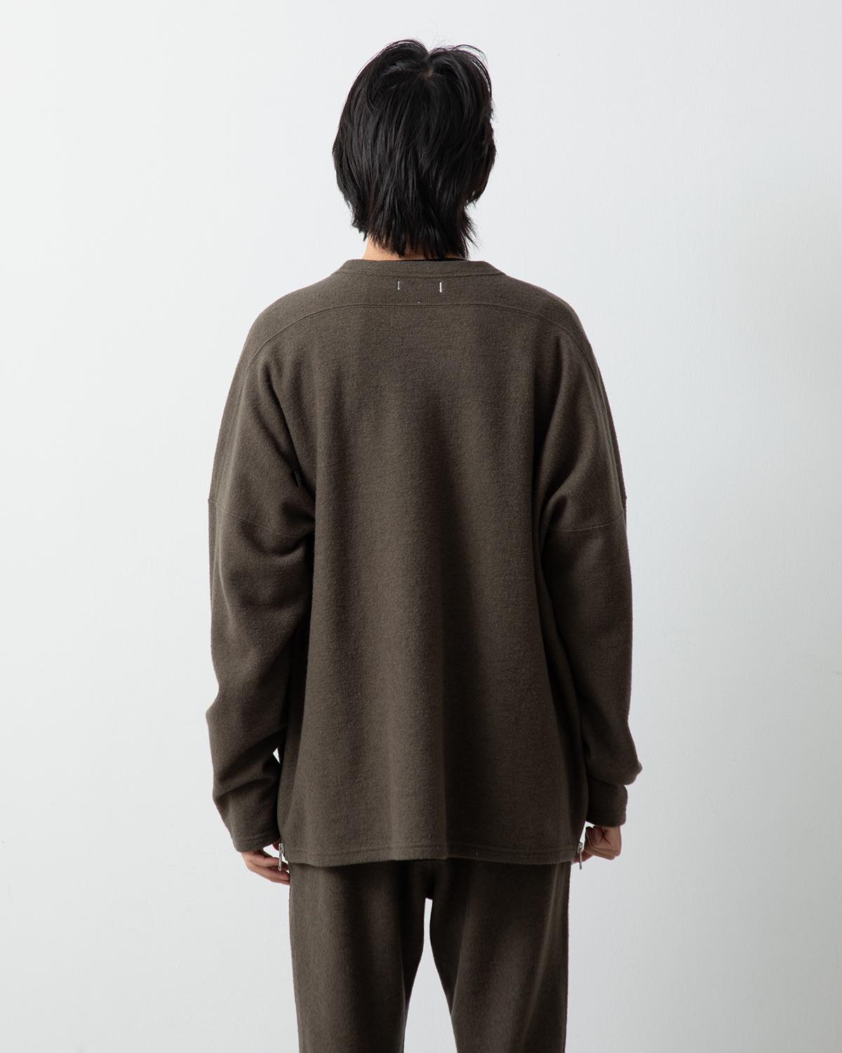 MONK CREW LONG PULLOVER W/N PILE