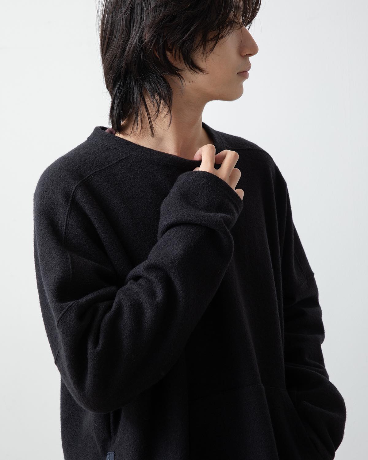 MONK CREW LONG PULLOVER W/N PILE