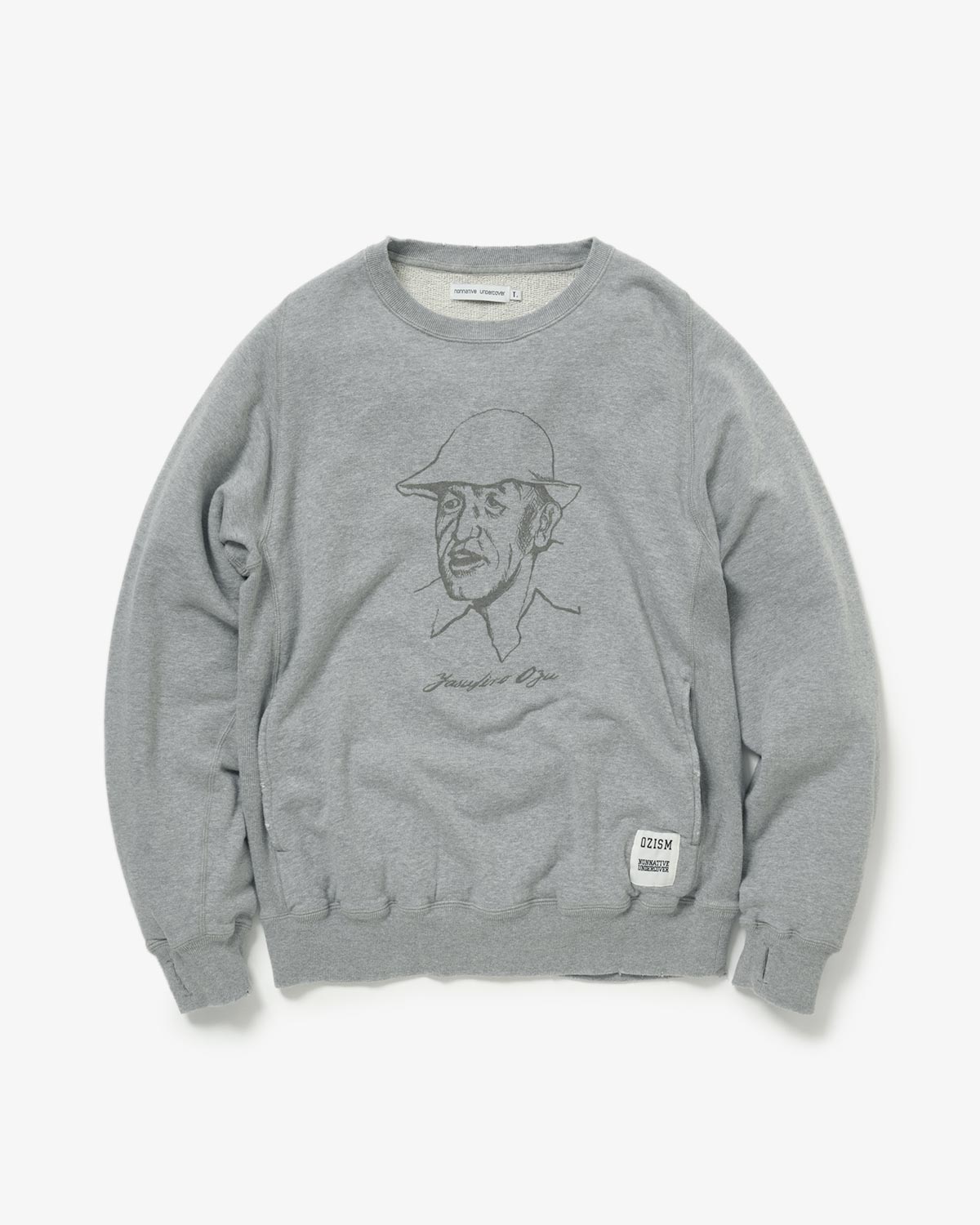 MONK CREW PULLOVER COTTON SWEAT 