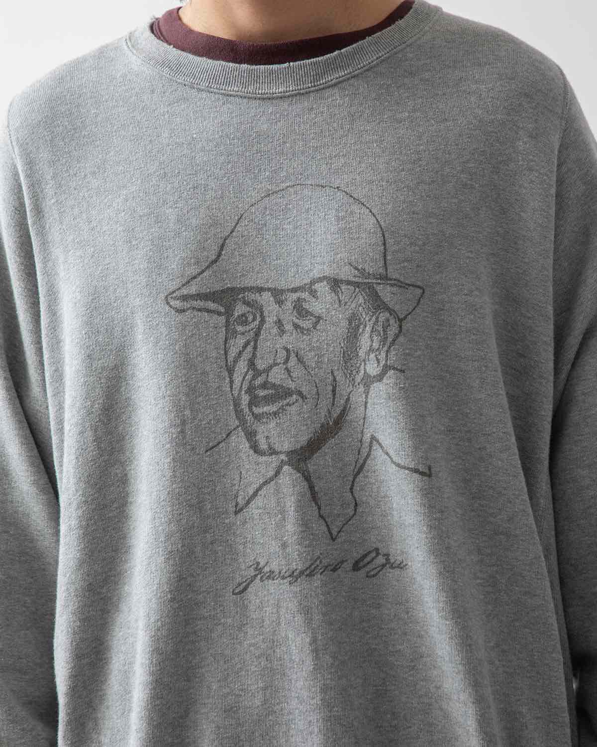 MONK CREW PULLOVER COTTON SWEAT "OZU”