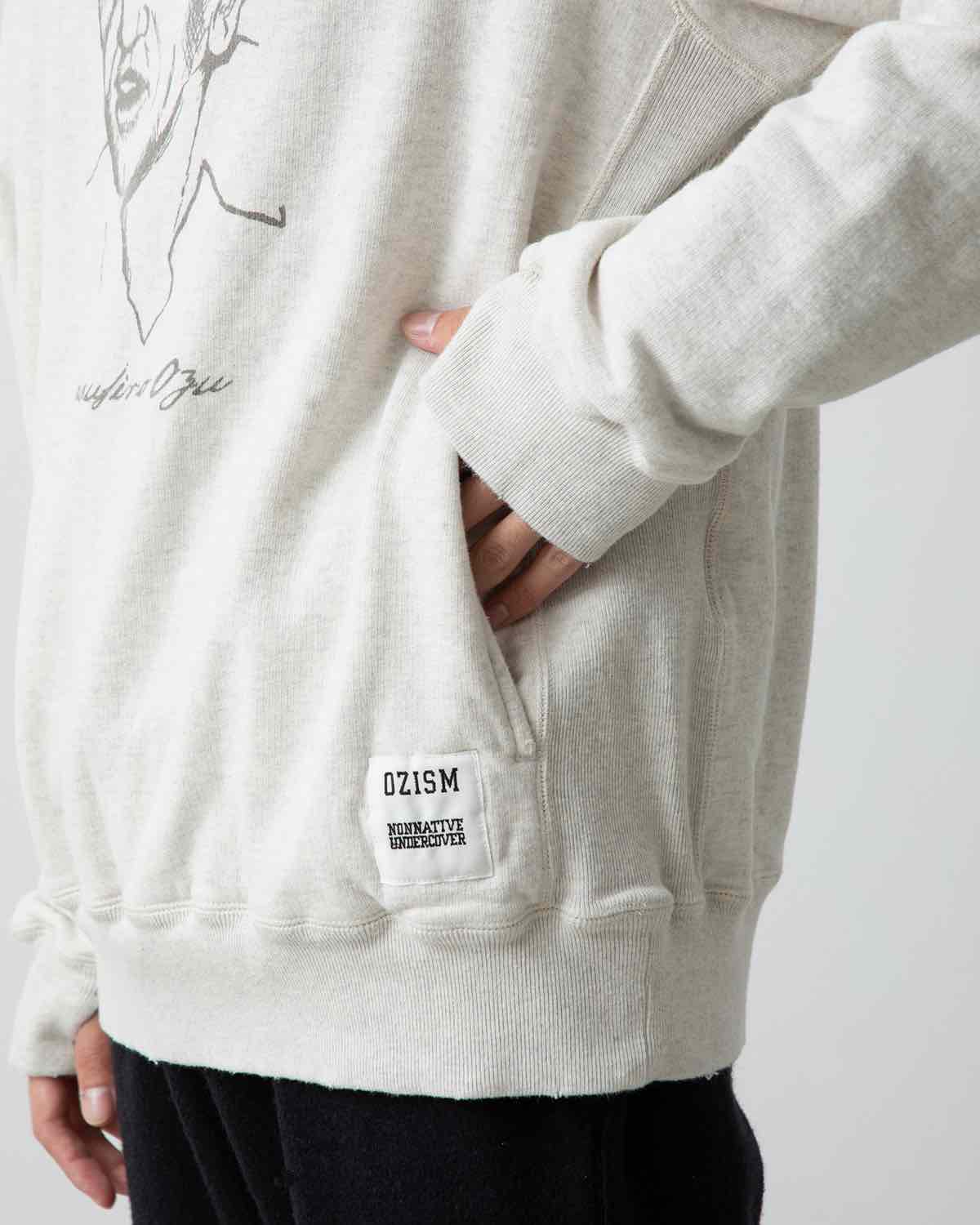 MONK CREW PULLOVER COTTON SWEAT 