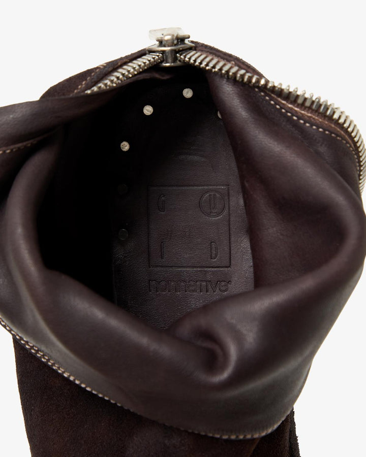 BACK ZIP BOOTS “BIG DADDY” HORSE LEATHER by GUIDI