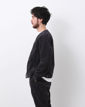 MONK BLOUSON COTTON CORD SULFUR DYE
