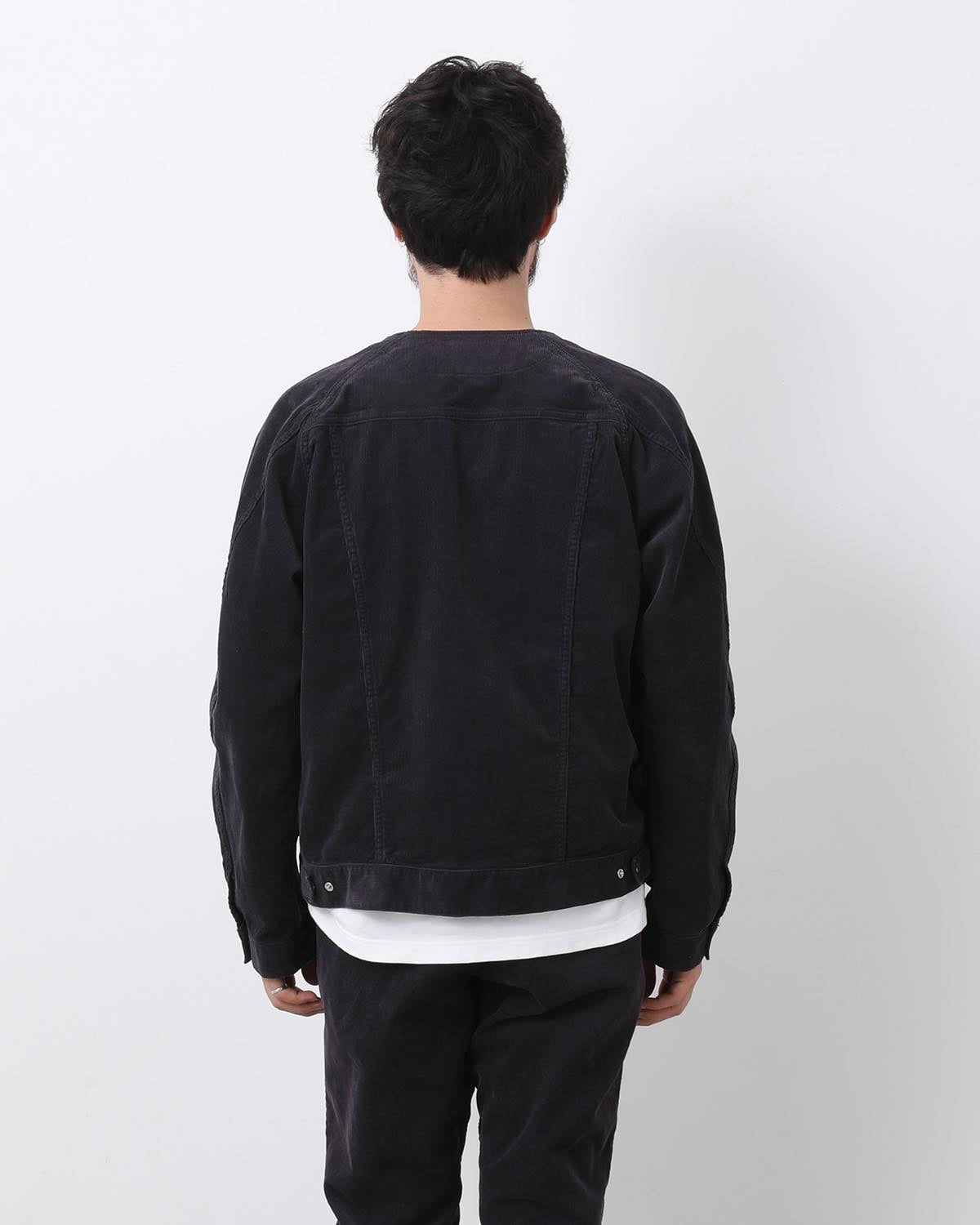 MONK BLOUSON COTTON CORD SULFUR DYE
