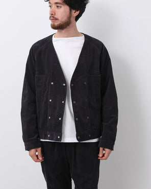 MONK BLOUSON COTTON CORD SULFUR DYE