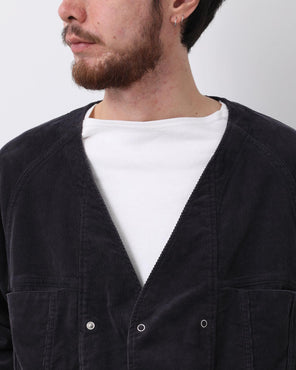 MONK BLOUSON COTTON CORD SULFUR DYE