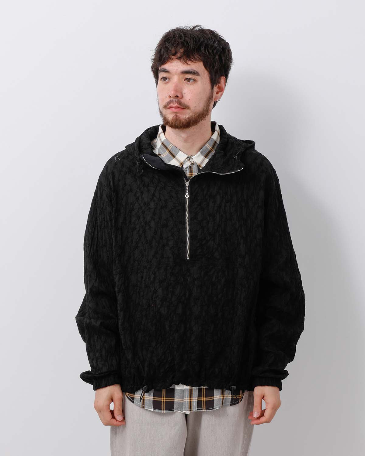EMBRIDERY PULL OVER JACKET
